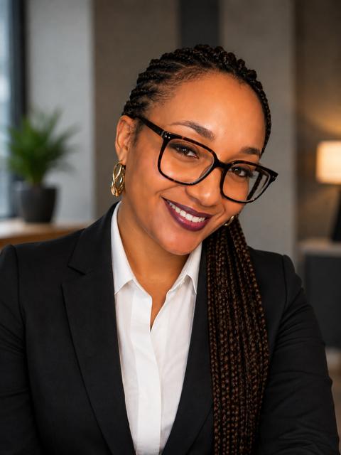 Sadora Alabre, Founder and CEO of The Lifestyle Companionship, smiling in a professional headshot